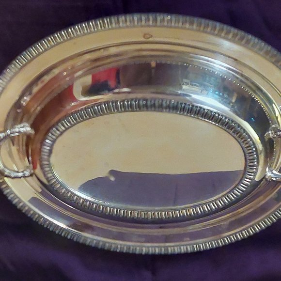 Vintage Silver Plate Serving Dish with Cover - Picture 4 of 4